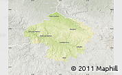 Physical Map of Havlíčkův Brod, lighten, semi-desaturated