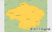 Savanna Style Simple Map of Havlíčkův Brod