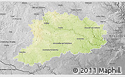 Physical 3D Map of Třebíč, desaturated