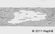 Gray Panoramic Map of Třebíč