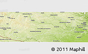 Physical Panoramic Map of Třebíč