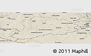 Shaded Relief Panoramic Map of Třebíč