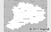 Gray Simple Map of Třebíč