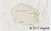 Shaded Relief 3D Map of Žďár n.S., lighten
