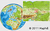 Physical Location Map of Žďár n.S., highlighted parent region