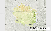 Physical Map of Žďár n.S., lighten, semi-desaturated