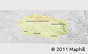 Physical Panoramic Map of Žďár n.S., lighten, desaturated