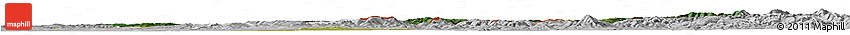 Satellite Horizon Map of Zlínský Kraj, lighten, desaturated