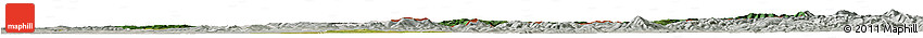 Satellite Horizon Map of Zlínský Kraj, lighten, semi-desaturated