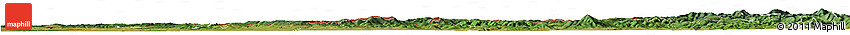 Satellite Horizon Map of Zlínský Kraj