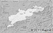 Gray 3D Map of Kroměříž