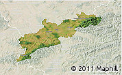 Satellite 3D Map of Kroměříž, lighten
