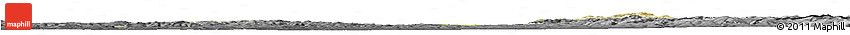 Physical Horizon Map of Kroměříž, darken, desaturated