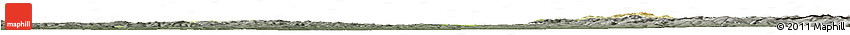 Physical Horizon Map of Kroměříž, darken, semi-desaturated