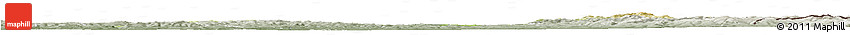 Physical Horizon Map of Kroměříž, semi-desaturated