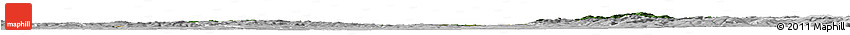 Satellite Horizon Map of Kroměříž, lighten, desaturated