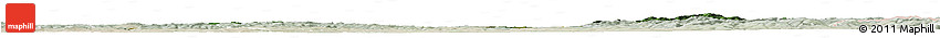Satellite Horizon Map of Kroměříž, lighten