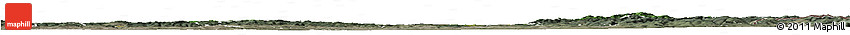 Satellite Horizon Map of Kroměříž, semi-desaturated
