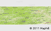 Physical Panoramic Map of Kroměříž