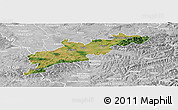 Satellite Panoramic Map of Kroměříž, lighten, desaturated