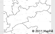 Blank Simple Map of Kroměříž, no labels