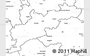 Blank Simple Map of Kroměříž