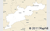 Classic Style Simple Map of Kroměříž