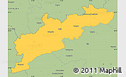 Savanna Style Simple Map of Kroměříž