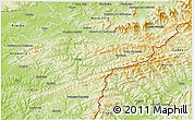 Physical 3D Map of Vsetín