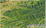 Satellite 3D Map of Vsetín