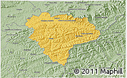 Savanna Style 3D Map of Vsetín
