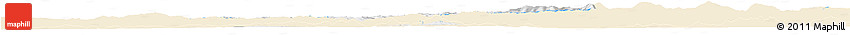 Classic Style Horizon Map of Vsetín, single color outside