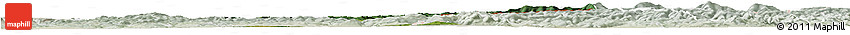 Satellite Horizon Map of Vsetín, lighten