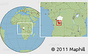 Savanna Style Location Map of Kasonga-Lunda, highlighted parent region, highlighted grandparent region, within the entire country