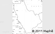 Blank Simple Map of Kasonga-Lunda