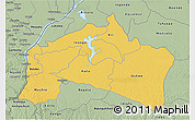 Savanna Style 3D Map of Mai-Ndombe