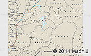 Shaded Relief Map of Mai-Ndombe