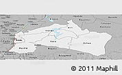 Gray Panoramic Map of Mai-Ndombe