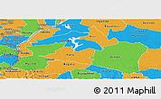 Political Panoramic Map of Mai-Ndombe