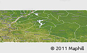 Satellite Panoramic Map of Mai-Ndombe