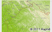 Physical 3D Map of Tshela