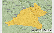 Savanna Style 3D Map of Tshela