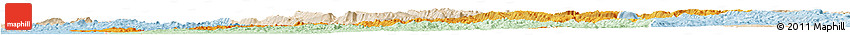 Political Horizon Map of Tshela, lighten