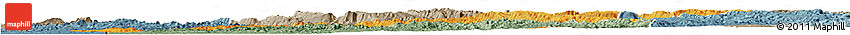 Political Horizon Map of Tshela, semi-desaturated