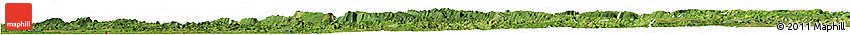 Satellite Horizon Map of Tshela
