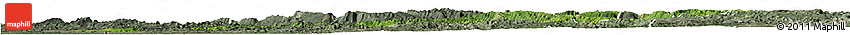 Satellite Horizon Map of Tshela, semi-desaturated