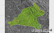 Satellite Map of Tshela, desaturated