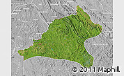 Satellite Map of Tshela, lighten, desaturated