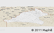 Classic Style Panoramic Map of Tshela