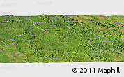 Satellite Panoramic Map of Tshela